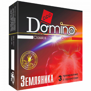 Презервативы Domino Classics Земляника