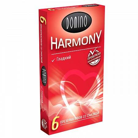 Презервативы Domino Harmony Гладкие (6 шт)