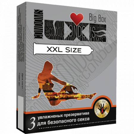 Презервативы Luxe Big Box XXL SIZE панель