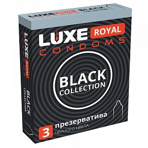 Презервативы LUXE ROYAL Black Collection