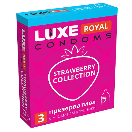 Презервативы LUXE ROYAL Strawberry Collection