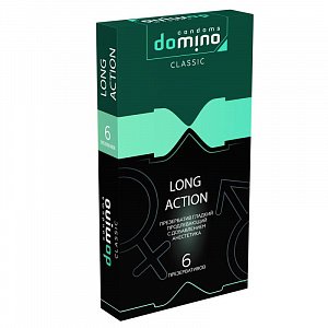 Презервативы DOMINO CLASSIC Long action 6 шт.